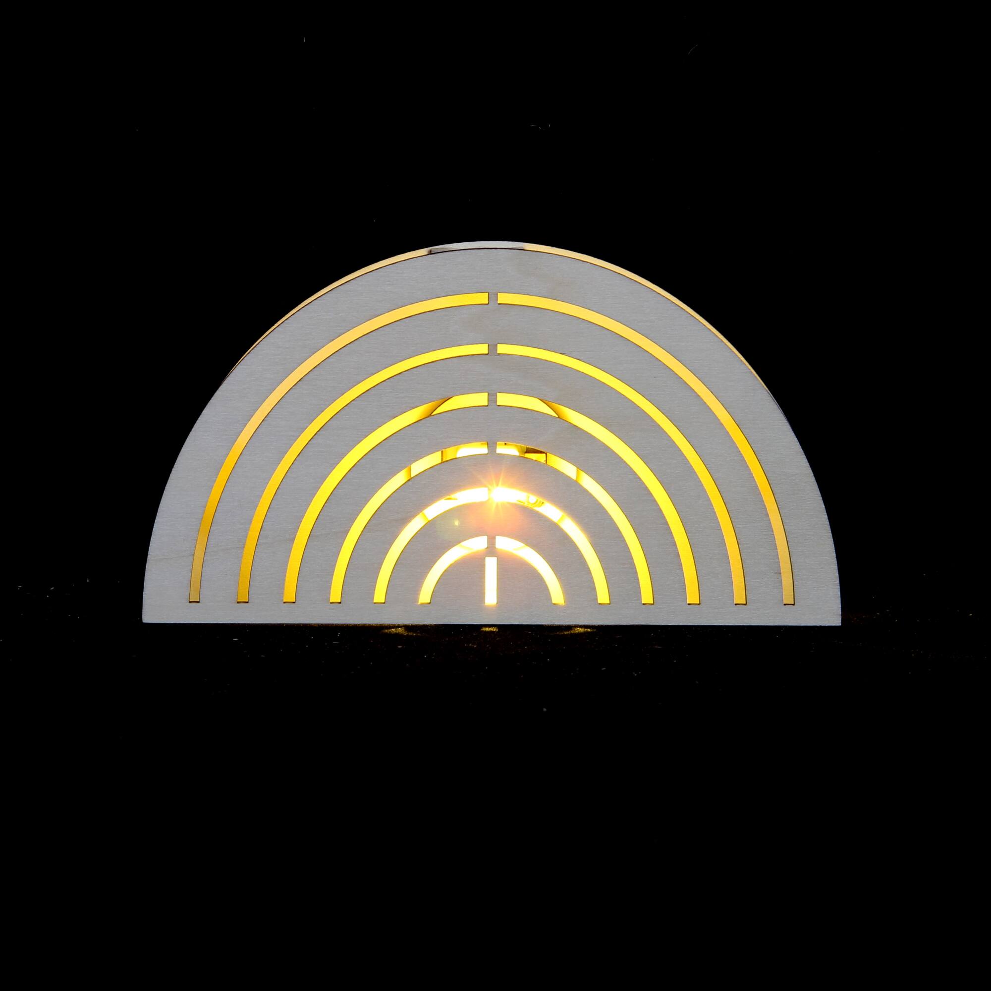 Jonathan Adler x Michaels 7.25" Rainbow DIY LED Wood Décor